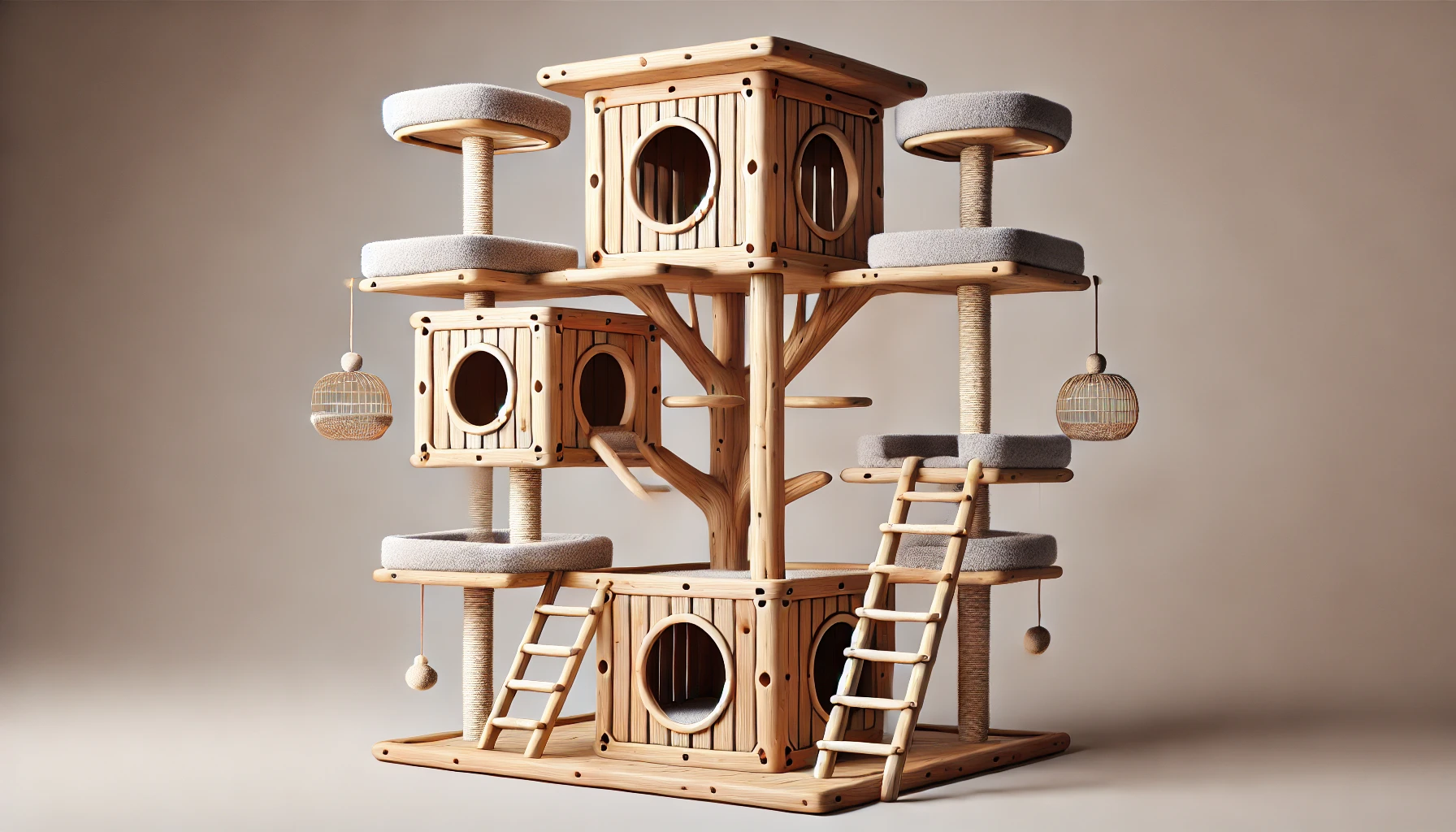 arbol de tres capas para gatos