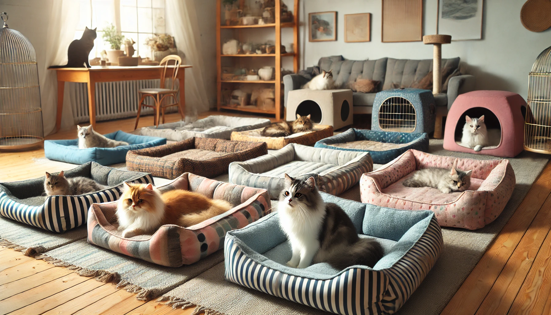 cama para gatos
